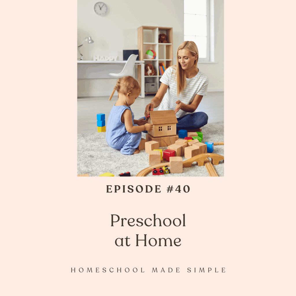 homeschool made simple | pre schooling at home | home anchors a preschool child's growth | intentional rhythms