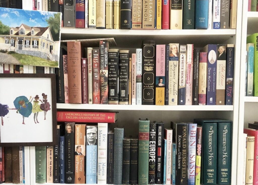 building a home library with biographies